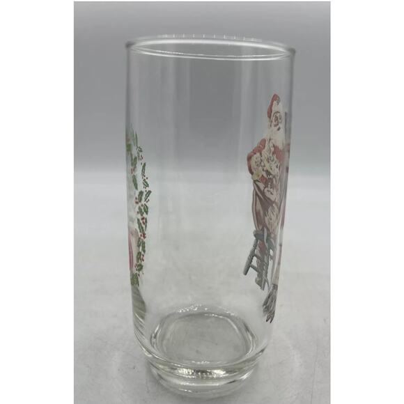 Vintage Coca Cola Coke Haddon Sundblom Santa Christmas 6" High Glass-‎ 1… - Picture 12 of 13
